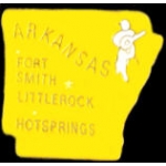 ARKANSAS PIN AR STATE SHAPE PINS